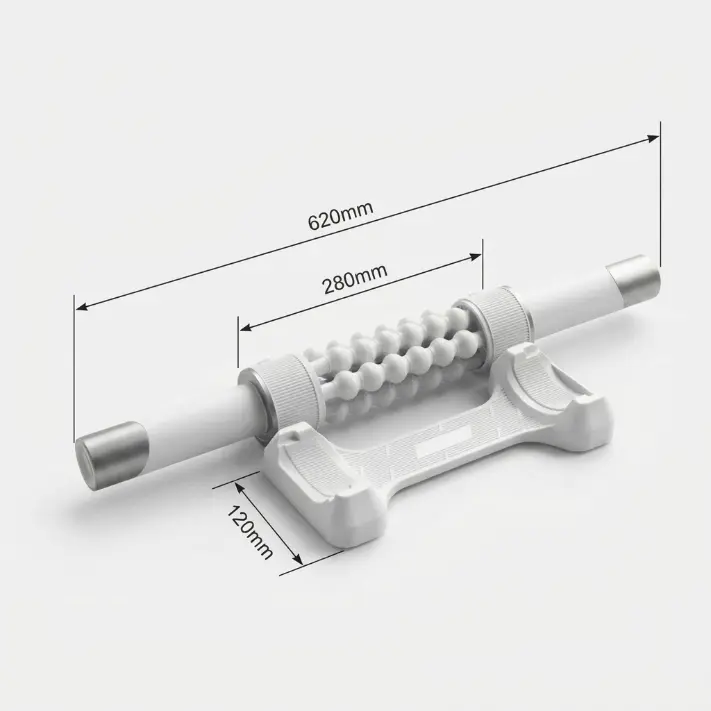 【GENKI MAX】Rechargeable 2500mAh Handheld Electric Massager Device - 5 Adjustable Speeds, 10 Modes, Rolling Design, 1-Key Control for Deep Tissue Muscle Recovery, Back/Neck/Shoulder Pain Relief - Ideal Adult Gift, Daily Use, Vibratory Massager, Handheld De