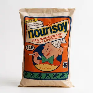 Nourisoy High-Protein Soy Powder Mix – Nutritious Plant-Based Meal Supplement, Rich in Vitamins & Protein – 1LB