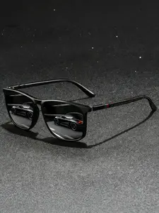 Unisex Retro Square Glasses, Trendy Futuristic Design, Ideal for Driving, Travel, Outdoor Cycling, Sports, Perfect Gift for Holidays