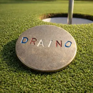 Costume Golf Ball Marker Durable Metal Design for Enhanced Visibility on Greens Perfect for Golf Enthusiasts