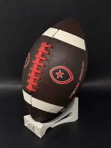 Team Issue Youth Size (Ages 12-14) Red Lace Fully Game Prepped Football