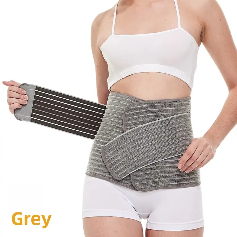 Solid Color Abdominal Binder in Breathable Bamboo Fiber, Plus Size Postpartum Belly Wrap for C-Section Recovery and Fitness Support, M, Postpartum Belt, Waist, Plus Size Fashion, Xl, Black, All-Season, Postpartum Support, Caesarean Section