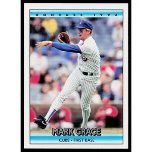 Mark Grace 1992 Donruss #281 Chicago Cubs