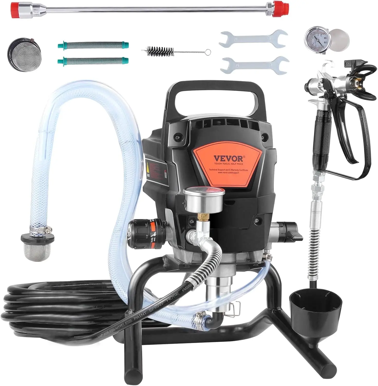 3000PSI High Efficiency Electric Airless Sprayer, Handheld Paint Sprayers for Home Interior and Exterior Furniture and Fences, Fine and Even Painting Effect| Handheld for Home Interior and Exterior Furniture and Fences, High Efficiency, Fine and Even Pain