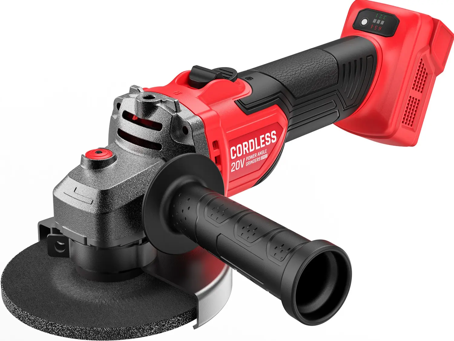 #sohochic DOVAMAN 20V Cordless Angle Grinder, (Tool Only, Battery NOT Included), 4-1/2" Brushless Angle Grinder (Tool Only, Battery NOT Included), 6 Variable Speeds Up to 8500RPM, Compatible with Milwaukee M18 20V Battery for Cutting, Grinding & Polishing