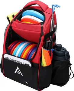 Disc Golf Bag, Large Disc Golf Backpack Holds Over 21 Discs, Durable & Lightweight with Multiple Storage Pockets