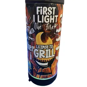 Grilling inspired bluetooth speaker cup/koozie