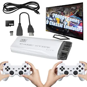 Wireless Retro Game Console with 20000+ Games，M8 Retro Gaming Console Classic 64G Plug & Play Video TV Game Stick with 2.4G Wireless Controller Gamepad, Gifts for Birthday retro game console