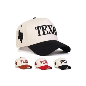 2026 Texas Letter Embroidered, Casual Outdoor Sports Hat Adjustable Snapback Cap for Men & Women, Fashion Accessories for Daily Wear