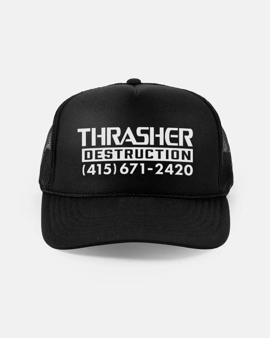 DESTRUCTION TRUCKER - BLACK/BLACK