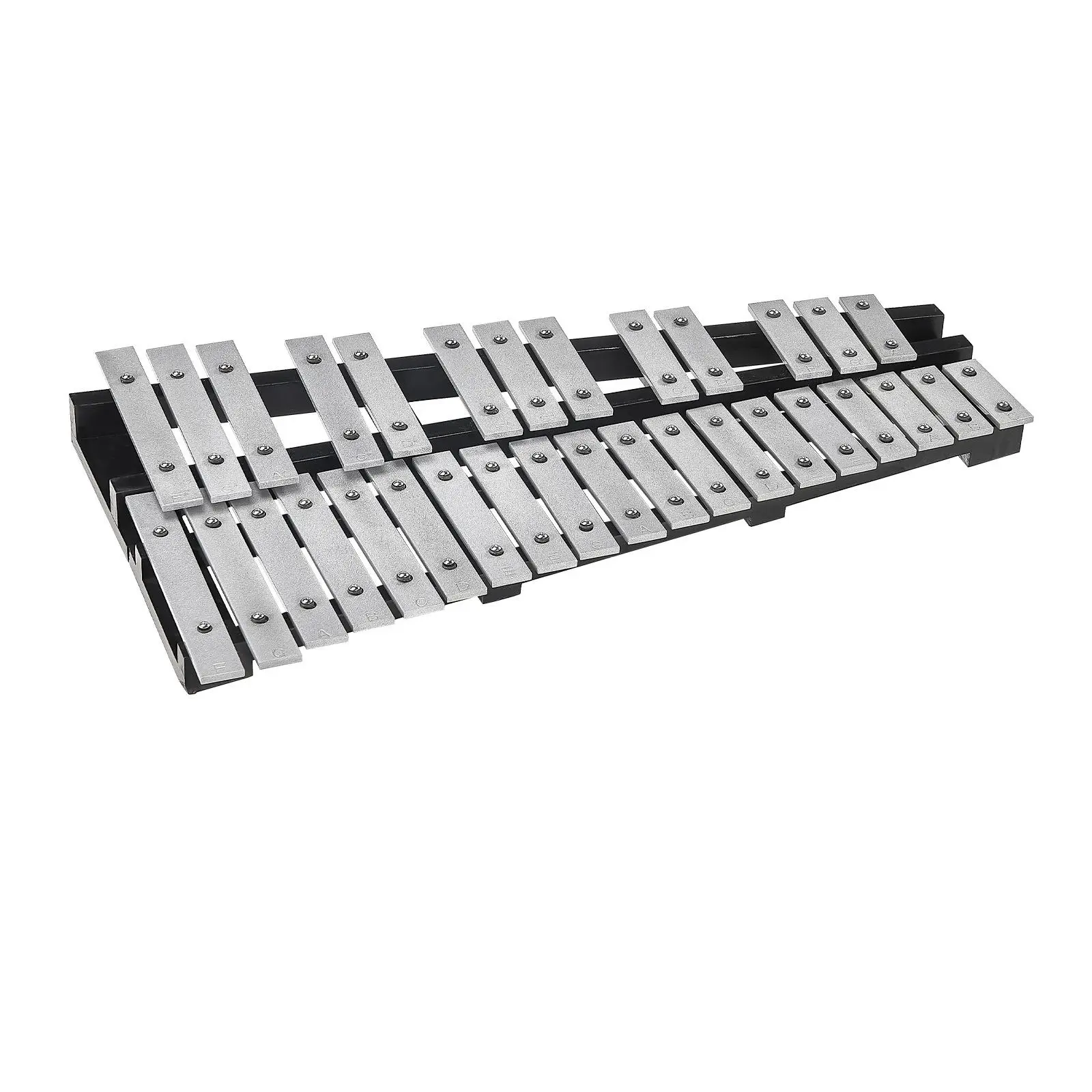 【summerfinds】VEVOR 32-Note Aluminum Bar Glockenspiel Xylophone Bell Kit with Mallets, Drum Sticks, Carrying Bag & Exquisite Craftsmanship - Unisex Musical Instrument for Band Performances, Students