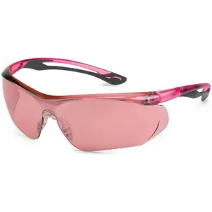 Gateway Safety  Pink Mirror & Gray Flex Parallax Safety Glasses