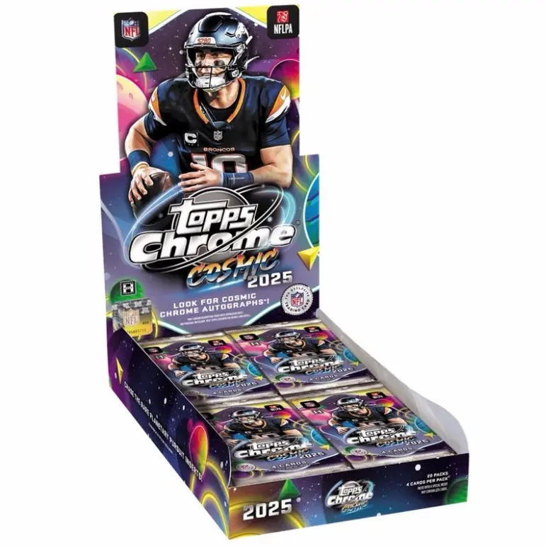 2025 Topps Cosmic Hobby Box - Sports Football Trading Card Collectibles