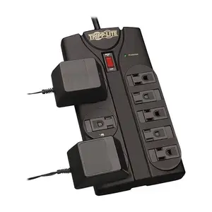 Tripp Lite Protect It! 8-Outlet Surge Protector, 1440 Joules - Black