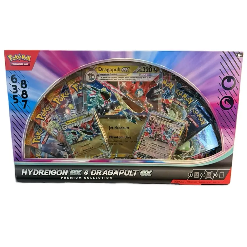 Pokemon Hydreigon and Dragapult EX Premium Collection Pack