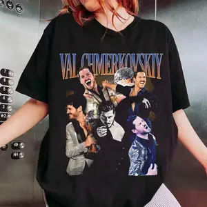 Val Chmerkovskiy Bootleg Dancing With The Stars USA 2025 T-shirt, Graphic Tee, DWTS 2025 Gift For Fans, Womenswear, Soft Cotton, Full Size, Full Color