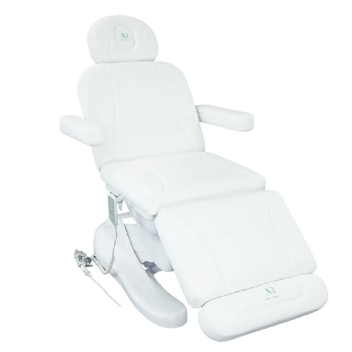 Amira Beauty Esthetician Chair 4 Motor Electrical Spa Facial Bed - Esthetician for Brow Lash Esthetic and Tattoo Exams and Treatments Adjustable Height and Backrest Soft and Comfortable