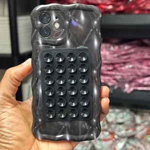 iPhone oil paint phonecase with silicon suction adhensive phone mount