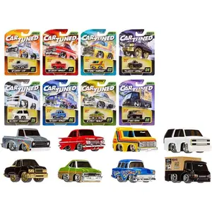 CarTuned 1:64 2026 Series 9 Mainline Assortment of 8 Pieces Diecast Model Cars 592631-XX8 Factory Seal Case