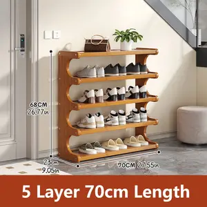 5/6-layer practical storage rack, shoe rack, space-saving design, multi-layer independent storage rack, wood grain finish, easy to assemble, self-supporting cubic shoe storage rack, storage rack, suit