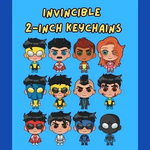 12 Ops Invincible MINI Acrylic Keychains || Anime Chibi Cutest Design Bag Charms