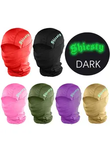 Luminous Letter Printing Ski Mask, 2pcs/1pc Balaclava Face Cover for Men Women, Outdoor Sports Mask for Winter Activities, Protective Gear