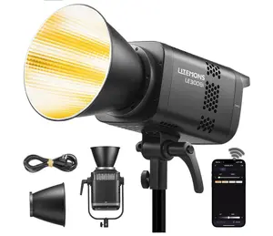 Godox LE300Bi Bi-Color LED Light, 320W GODOX Light All Metal Body,CRI/TLCI98+, CCT 2800K-6500K/11 FX Effects/Bowens Mount/Whisper-Quiet Fan, App/DMX/NFC/CRMX Control, for Video, Streaming & Studio