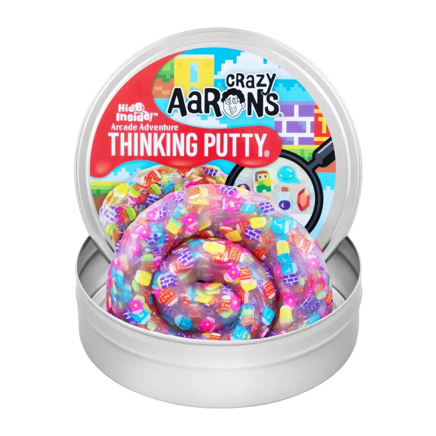 Thinking Putty Tin - Hide Inside Arcade Adventure by Crazy Aaron's