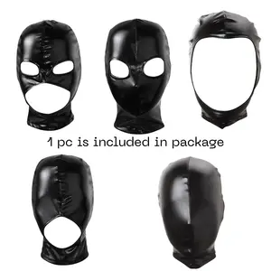 PU Leather Full‑Head Mask - Various Styles/Colors