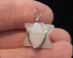 Rose Quartz - Frequency Infused Merkaba as featured in the award-winning movie ZERO LIMITS and used in Catalyst For Somatic Wealth