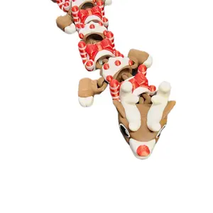Long Reindeer Dragon for Christmas Holiday