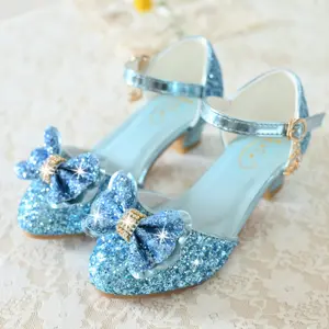 High-Heeled Shoes, Single Shoes, Princess Shoes, Little Girls' Crystal Shoes, Trendy New Girls' Shoes, Student White Shoes, Performance Shoes, Everyday Sequined And Rhinestone Shoes.
