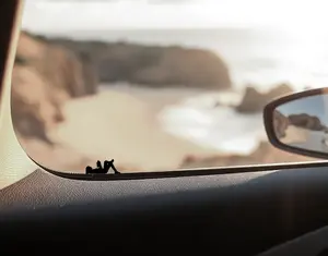 Reading Girl decal, easter egg decal,  bookish book lover decal cute reader stickers for cars, trucks, water bottle , laptops, waterproof stickers