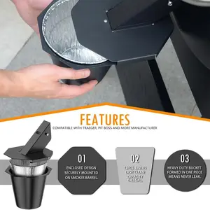 Kitchen High-Separation Efficiency Grease Trap, Dual Gravity Separation, Physical Filtration, Suitable for All Merchant Sizes, Eco-Friendly