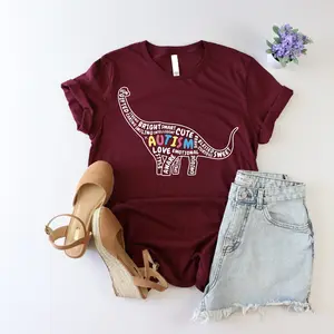 Autism Dinasour Shirt, Autism Awareness Shirt, Autism Support Shirt, Funny Dino Autism Tee, Neurodiversity Tshirt, Gift For Autism Mom, Girl