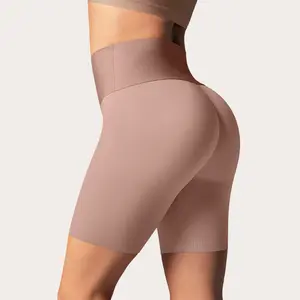 Curvamor Stay-In-Place Seamless Shapewear Shorts – Soft Fabric Ruched Design for Compression & Anti-Slip Grip Technology | Short de Compresión con Fajón Antideslizante, Aspecto Invisible
