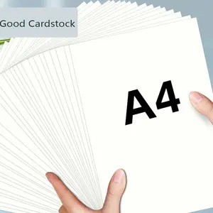 20 Sheets Of A4 White Cardboard, With Good Color Rendering And Non Transparency, Suitable For Painting And Handmade Production