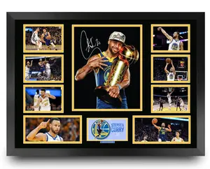 Stephen Curry 2021/22 Golden State Signed Limited Edition Framed Memorabilia