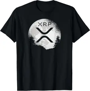 XRP Hodl To The Moon Crypto Casual Short sleeve Cotton T-Shirt
