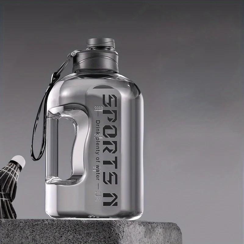 57.48oz Large-Capacity Sports Water Bottle with Straw - Durable PC Material, Ideal for Gym, Travel, Camping, Hiking & Fishing