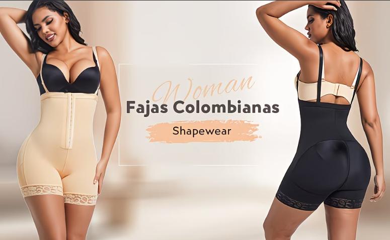 Women's Enhanced Waist & Abdomen Control Shapewear Bodysuit, Open Crotch with Zipper for Convenience, Butt Lifting Full Body Shaper, Plus Size Breathable Tummy Control Faja