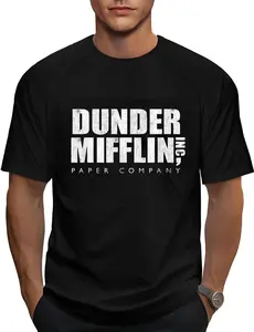 100% Cotton The Office Dunder Mifflin Vintage T-Shirt