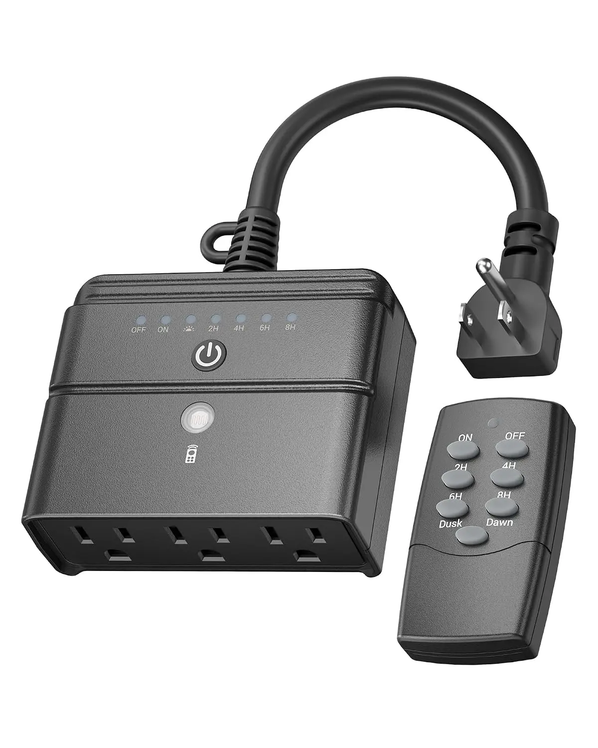 Outdoor Timer For Lights 100ft Remote Control