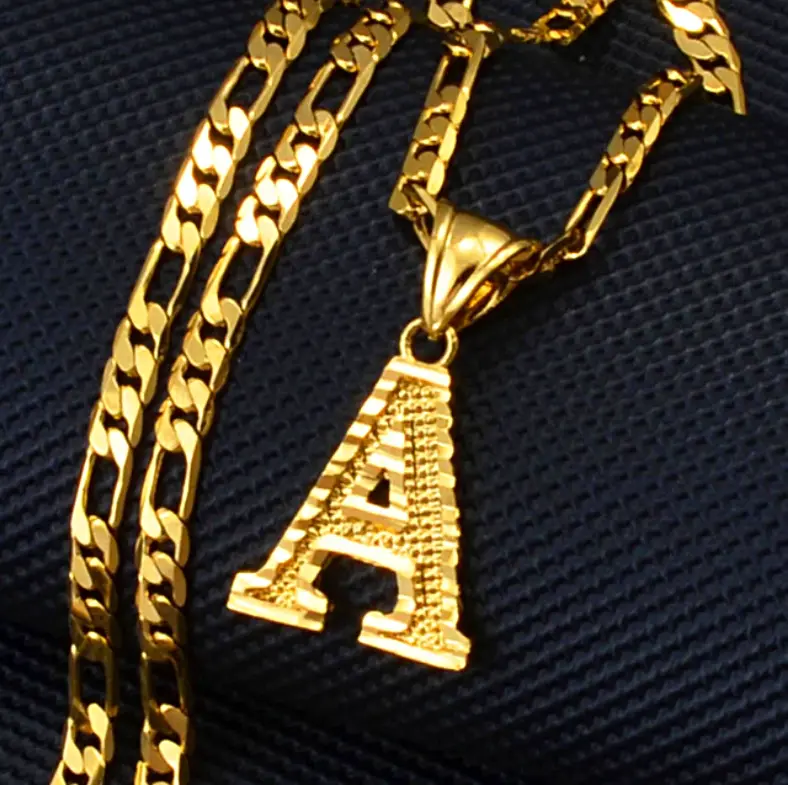 Initial Pendant Necklace Initial Pendant Necklace