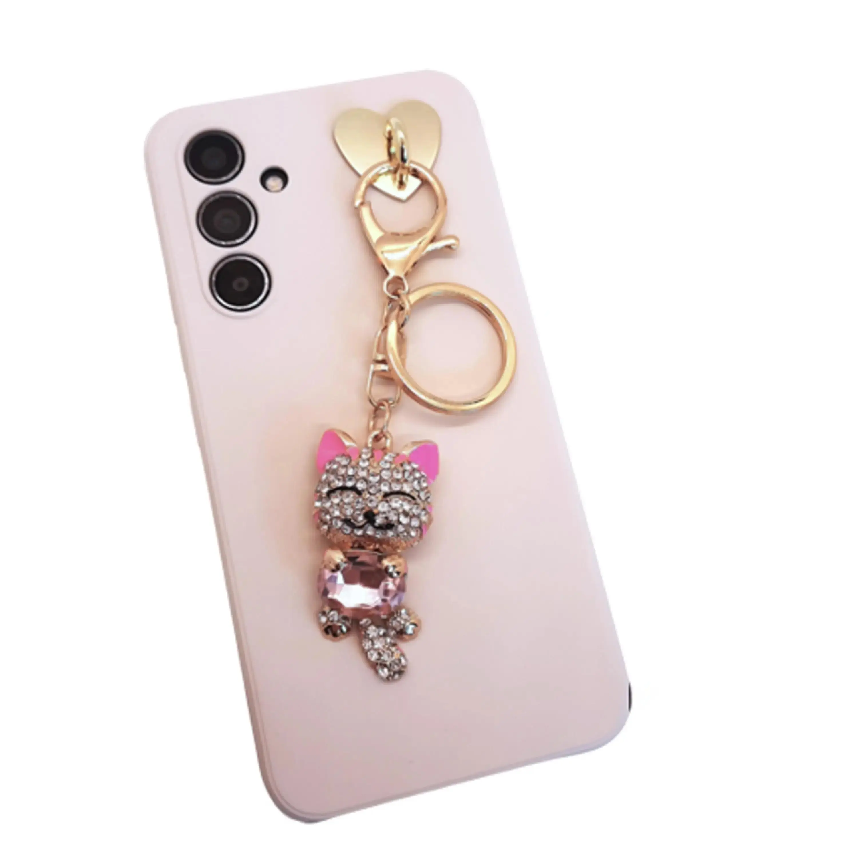 Kimmy The Kitten Glitzy Drop Charm for Keys, Bags and Phones