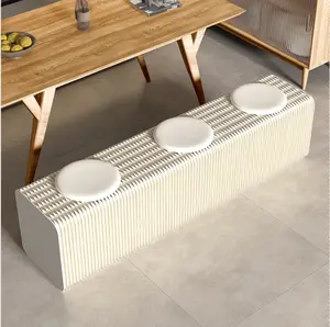 creative, multifunctional,and stylish folding bench that allows for adjustable length and customizable shapes, suitable for various settings such as living rooms, bedrooms, and cafés.