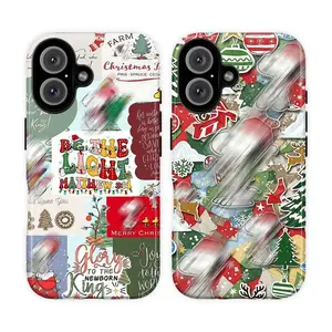 Tough Phone Case for iPhone 11, 12, 13, 14, 15, 16, 17 Pro Max Plus. Funny Christmas Christian Bible Verse Cute Dog Snoopy Peanut Cartoon Festive Holiday Xmas Gift for Men Women.