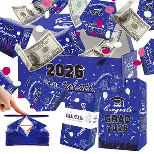 12/16 Bounce Surprise Gift Box, Unique Foldable Envelope, Colorful Confetti, Birthday Anniversary Valentine Proposal Cash Explosion Luxury