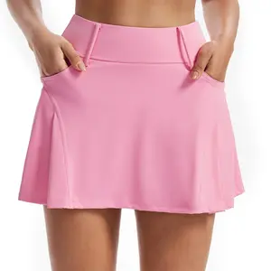 Tennis Golf Skirt Workout Athletic Skirts for Women Mini Pleated Skorts High Waisted with Pockets Shorts underneath Flowy Dress Cute Fashion Trendy Clothes 2025 Casual Summer Outfits