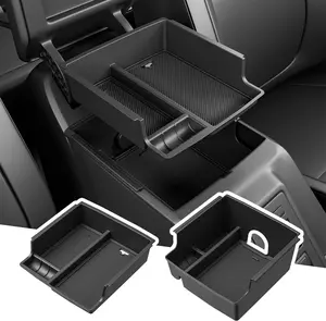 xipoqix Center Console Organizer Compatible with 2021-2024 Ford Bronco 2/4-Door Armrest Organizer Center Console Tray Storage Box Replacement for 2021-2024 Ford Bronco Accessories